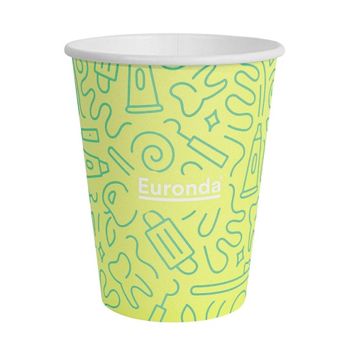 Kelímky papírové Monoart Graffity 1 000ks limetka