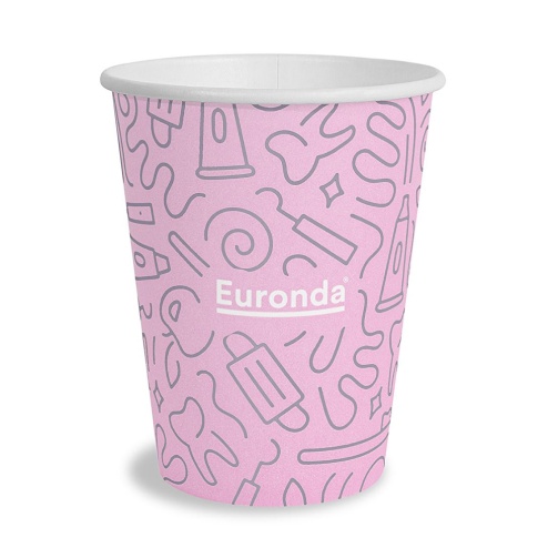Kelímky papírové Monoart Graffity 1 000ks růžové