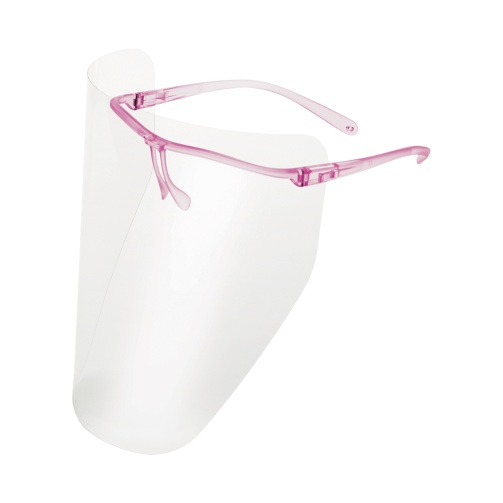 M+W ochranný štít light růžový