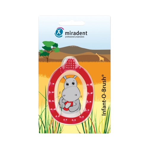 Zub.kart. Infant-O červený dětský 1ks