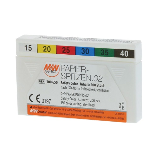 M+W Papírové čepy ISO 15-40/.06 sortiment (60ks)