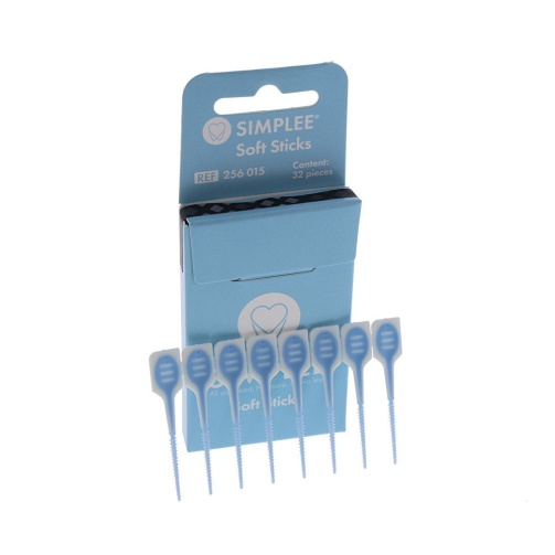 SIMPLEE Mezizubní kartáček silikonový 32 ks