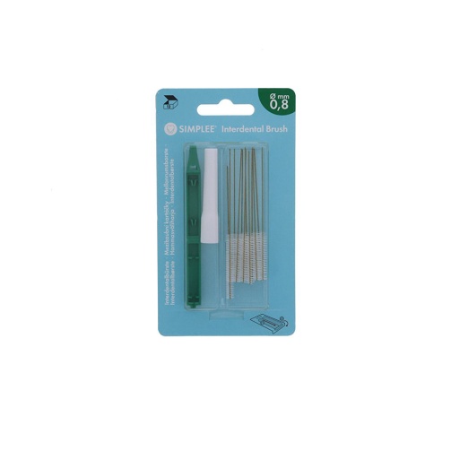 SIMPLEE Mezizubní kartáčky 0,8mm; 12 ks