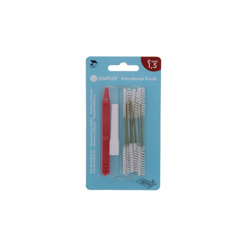 SIMPLEE Mezizubní kartáčky 1,5mm; 12 ks