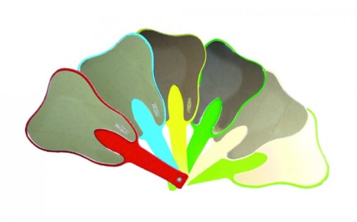 Zrcátko ve tvaru zubu modré