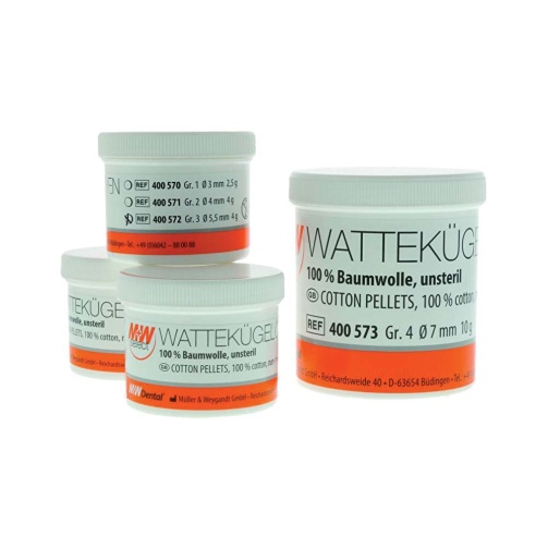 M+W Vatové kuličky vel. 1 (3 mm) 2,5g