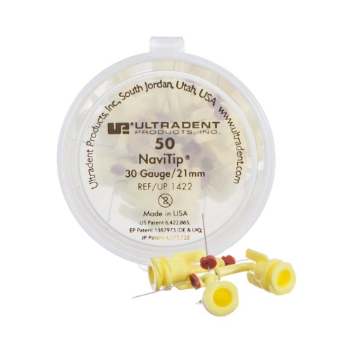 NaviTip 21mm 30G tmavě žluté 50ks