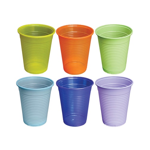 M+W Kelímky na vyplach.180ml mix barev 3000ks