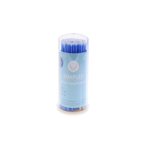 SIMPLEE Microbrush modré regular 100 ks
