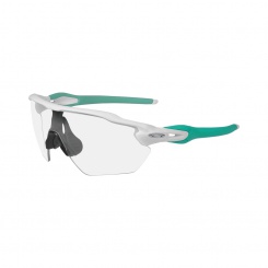 Oakley Radar EV XS polished white / seafoam green