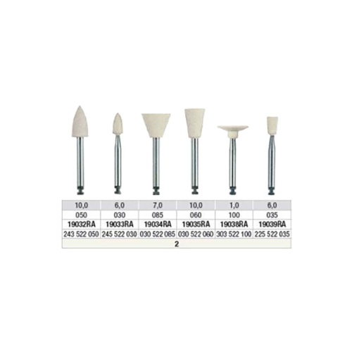 DiaGloss 6 ks leštění 19038RA (disk bílý)