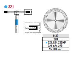 Flex diamantový disk modrý