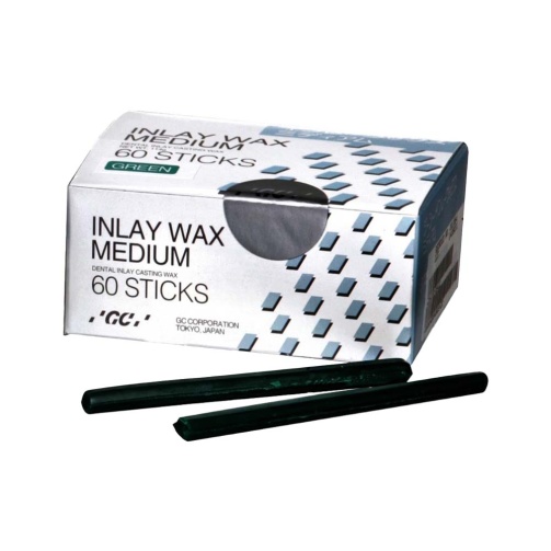 Inlay Wax Medium zelený (60 ks) tyčinky 001084