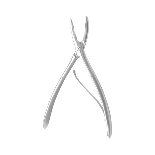 Luer kleště štípací na kosti silně zahnuté; 15,0 cm