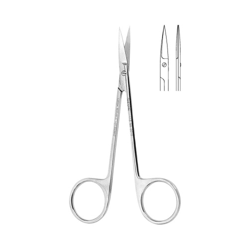 Nůžky na dáseň rovné hrotnaté; 12,0 cm