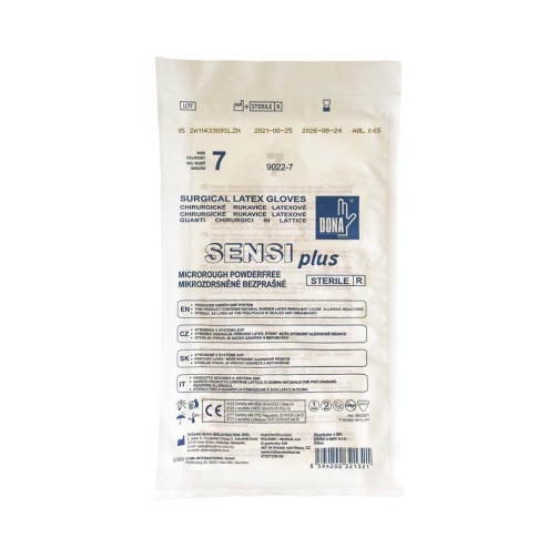 DONA SENSI Plus Rukavice PF sterilní č.7 1pár