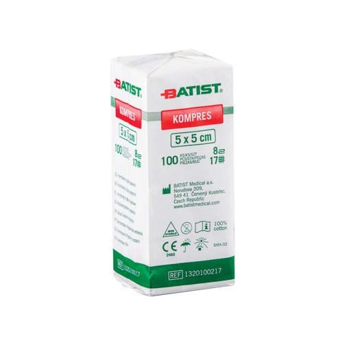 Gáza kompres 5x5cm nester.100ks