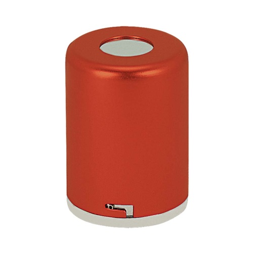 Hliníkový zásobník na vatu červený