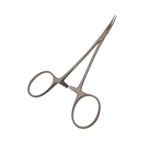 Svorka Micro-Mosquito na cévy zahnutá; 12cm