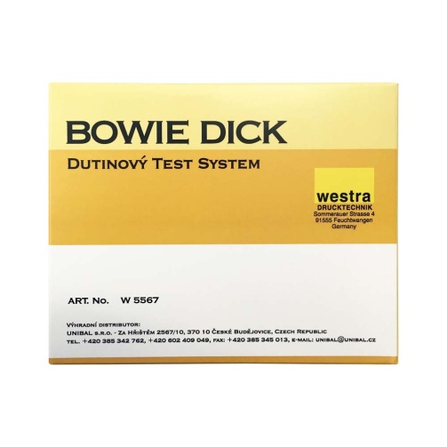Bowie Dick test (1 tělísko + 100 proužků)