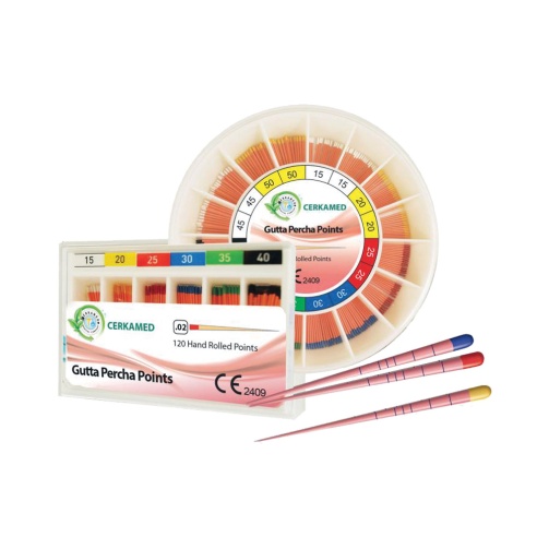 Guttaperčové čepy 45/.04 (60ks) kalibrované