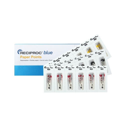 Reciproc Blue papírové čepy sort. 180 ks