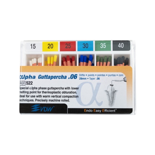 Alpha Guttapercha ISO 25/.06 60ks