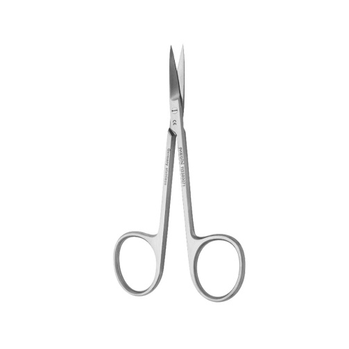 Nůžky oční zahnuté hrotnatotupé; 11,5 cm