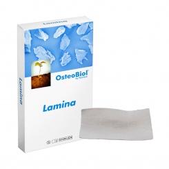 OsteoBiol Soft Cortical Lamina 1 Blister DRIED/MEDIUM 20x40x1mm (+-1mm) porcine- prasečí