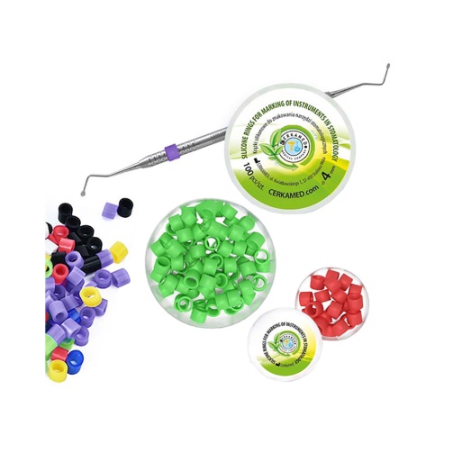 Silikonové kroužky 20ks modré