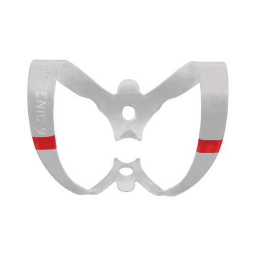 Hygenic Fiesta spona matná s křidélky 9 červená