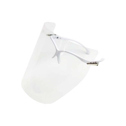 Ochranný štít Comfort Standard (1 obroučka bílá, 10 fólií)