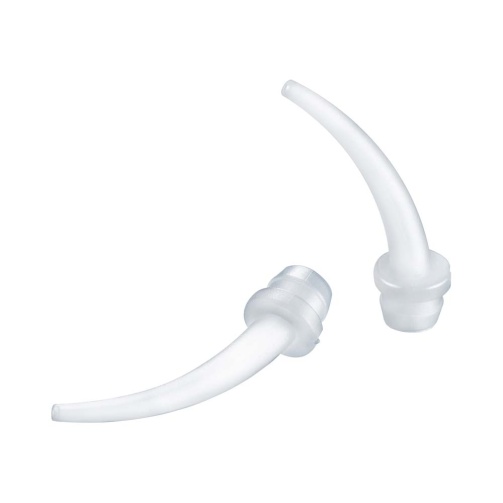 Intraorální špičky transparentní, průměr 0,6 mm, 100ks (pro červené kanyly/šedé)