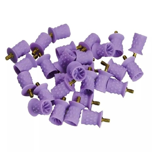 Kalíšky Prophy 30ks šroub.fialové se spirálou měkké