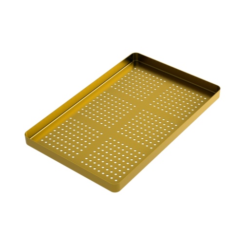 ASA tácek Tray Large AL perforovaný 284×183×17mm zlatý