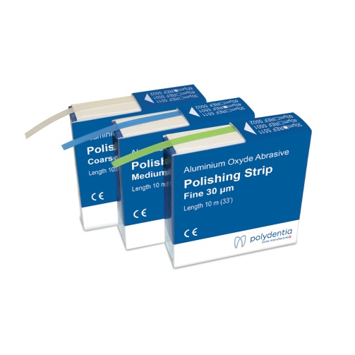 Brusný pásek 60µ 10m - bílý (Abrasive Polishing Strip)