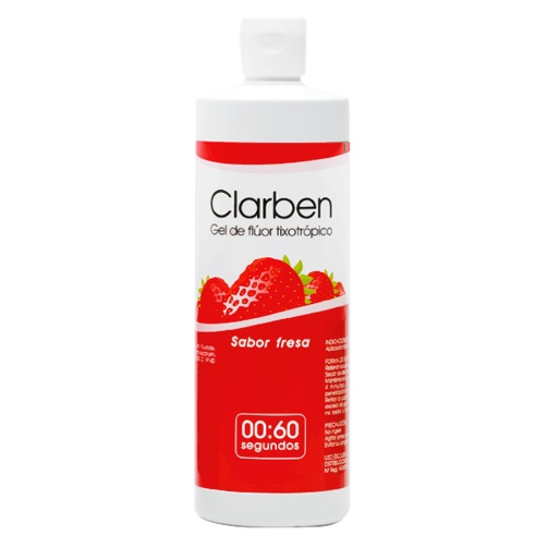 Fluorid gel Clarben Jahoda 500 ml