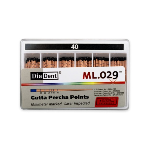 DiaDent GP čepy 040/.02 120ks kalibrované