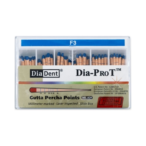 Dia-PRO T gutaperčové čepy F3 60ks