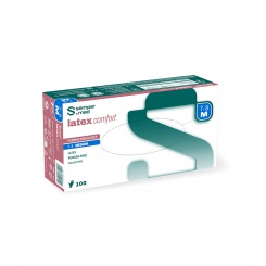 Rukavice Sempermed Latex bez pudru /L/ (8-9) 100ks