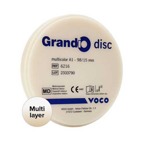 Grandio disc - multicolor A2 15 mm