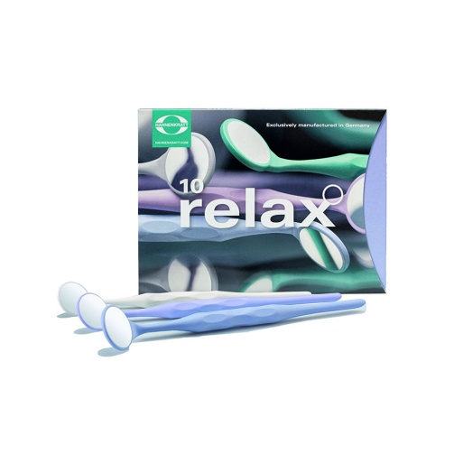 Křišťálové zrcátko Relax FS Rhodium vel.4 fialové 10 ks